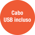 Cabo USB incluso