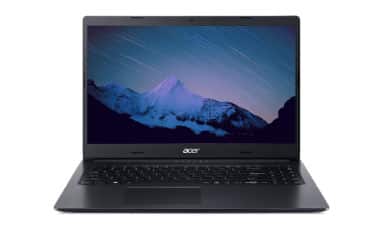 Visão traseira Notebook