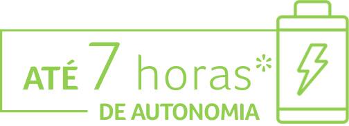 Ícone de autonomia de 8 horas*