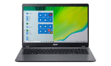Visão traseira Notebook