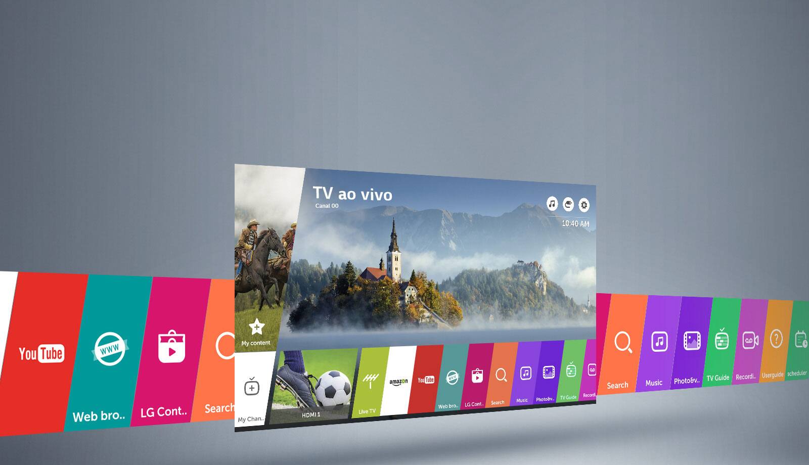 Smart TV com WebOS 3.5