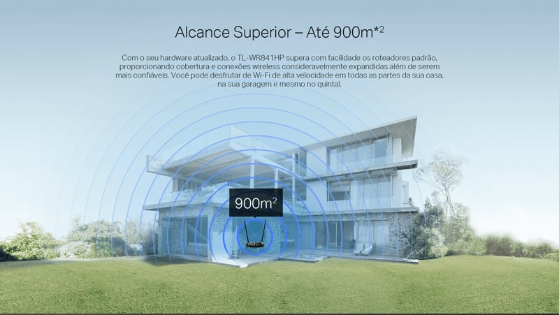 Alcance Superior – Até 900m2