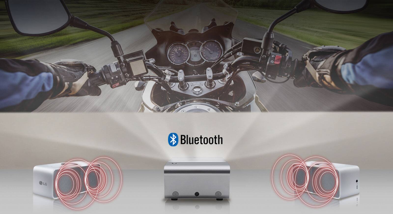 Som compatível com Bluetooth